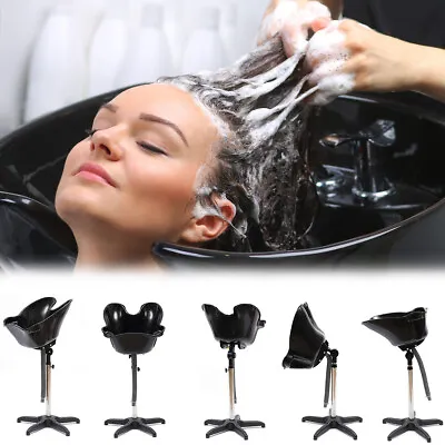 Black Shampoo Sink Salon Hairdressing Hair Washing Basin Backwash Tool Portable • £31