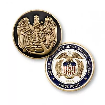 Merchant Marine Academy 1943 Kings Point 1.75  Challenge Coin • $39.99