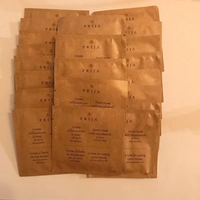 £8 • Buy Prija Hand Cream Moisturizer With Macadamia Nut Oil 22 X 4ml Sachets Samples