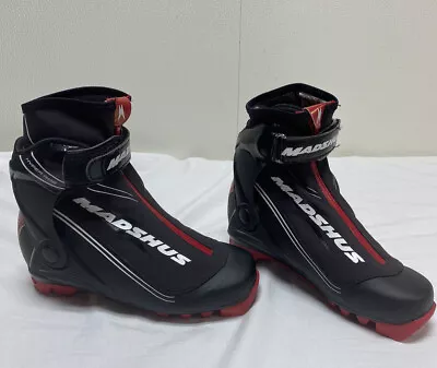 Madshus Hyper RPS Cross Country Skate Ski Boot Youth US 3.5 Black Red Rottefella • $75
