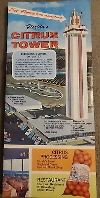 Vintage Florida Citrus Tower Brochure  A20 • $9
