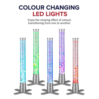 £24.95 • Buy LED Bubble Lamp RGB Colour Changing Novelty Light Tower Sensory Lighting 60CM 