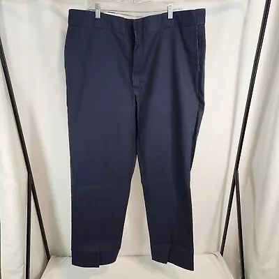Dickies Flex Utility Work Navy Blue Uniform Pants RN20697 Size Men's 42x34 • $16.50