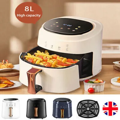 View Details 8L 1400W Air Fryer Digital Kitchen Oven Low Fat Oil Free Healthy Frying Cooker • 40.99£