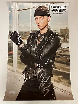 $52 • Buy Black Veil Brides Andy Biersack Signed Autographed Poster With Jsa Coa # Ll96790
