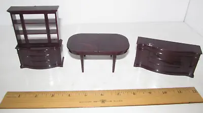 Marx Mansion Vtg 1960s Marx Dollhouse Miniature Dining Room 3/4  Inch Scale • $9.69