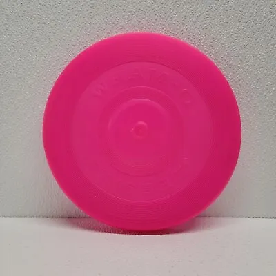 Wham-O Frisbee Vintage 1966 Flying Disc Hot Pink Play Catch - Invent Games • $12.90