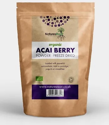 Organic Acai Berry Powder Freeze Dried - Detox Antioxidant * Superior Quality * • £99.99