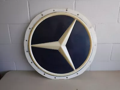 Vintage Mercedes-Benz Dealership Sign 27  Round • $999.99