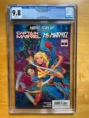 Marvel Team-Up #4 CGC 9.8 (2019) ONLY 2 IN CENSUS Captain Ms. Marvel Kamala Khan • $59.95