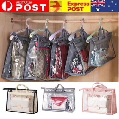 Handbag Protector Dust-Proof Dust Cover Wardrobe Closet Storage Bag With Zipper • $9.23