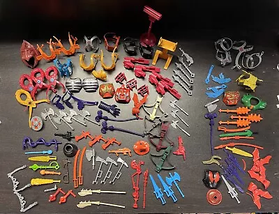 He-Man...Vintage...MOTU...Accessories Lot...Over 100 Pieces...80s • $158.05