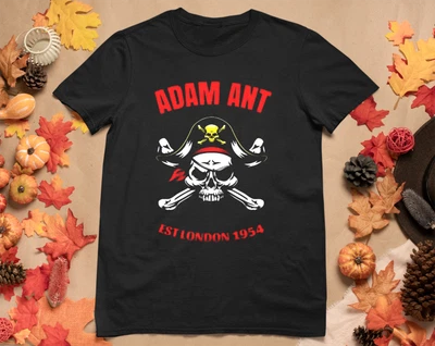 $21.84 • Buy New Adam Ant Vintage Classic Mens Womens Black Size S-234XL  Shirt KH016