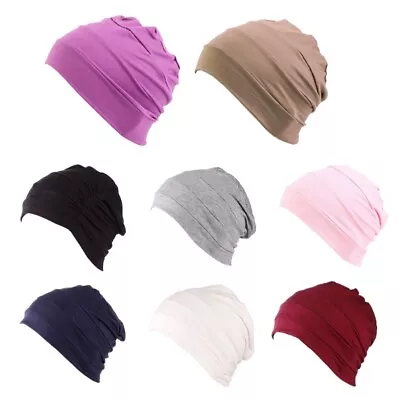 Chemo Hats For Women Cancer Headwear Cap Under Hat  Chemo Cap Skullies • £4.40