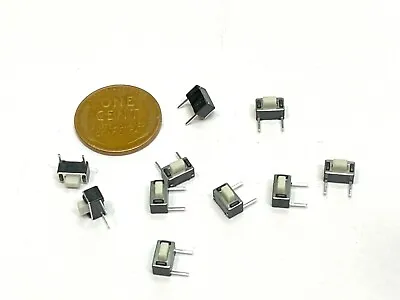 10 PCS  3x6x5mm Micro Switch Tact Tactile Push DIP Button Momentary 2Pin SMD E27 • $8.49