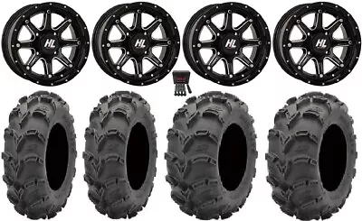 High Lifter HL4 12  Wheels Mh 26  Mud Lite XL Tires Honda Foreman Rancher SRA • $949.64