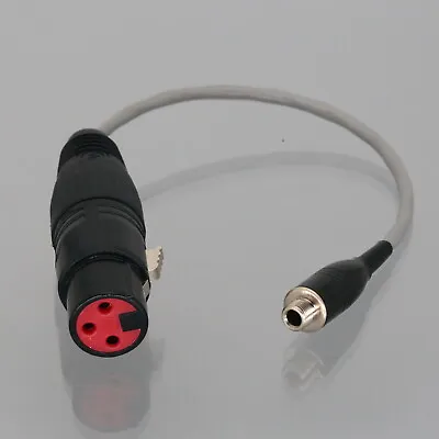 XLR 3Pin Female To 3.5mm Stereo Locking Socket Cable Microphone Wireless System • $12.30