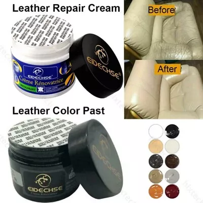 Advanced Leather Repair Kit Filler Vinyl DIY Car Seat Patch Sofa Rip Holes • $7.68