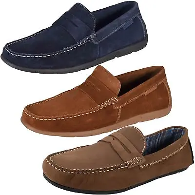 £24.99 • Buy CATESBY Mens Slip On Causal Suede Loafer Boat Moccasin Driving Shoes Size 7-12
