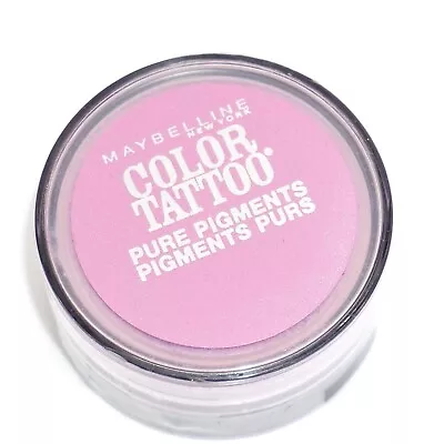 Maybelline Color Tattoo Pure Pigments Eyeshadow ~20 Pink Rebel~ 0.05oz. [NWOB] • $10.40