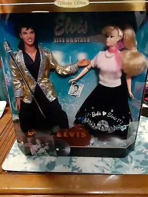 Mattel 1996 Collector Edition “Barbie Loves Elvis” Gift Set Vintage 17460 NEW • $134.87