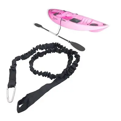 Adjustable Canoe Strap Kayak Paddle Leash Boat   Fishing Rod Safety Cable • £6.29