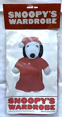NEW Vintage Snoopy's Wardrobe #4411 Red Nightgown Outfit Fits 0821 Snoopy Plush • $10