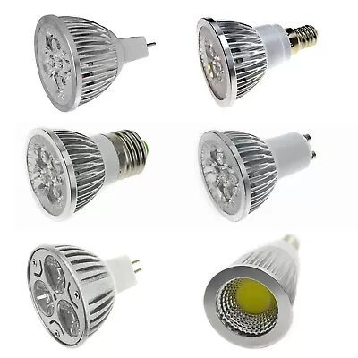 E27 E14 GU10 MR16 LED Spotlight Bulbs 3W 4W 5W 6W 9W 12W 15W SMD/COB Light Lamp • $4.13