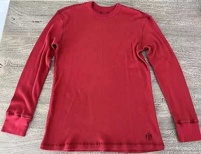$30 • Buy Revere Mens Long Sleeve Thermal Shirt Red Large