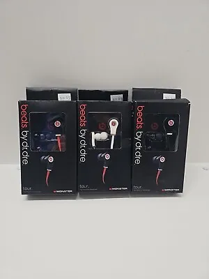 BEATS By Dr. Dre Monster Tour In-Ear Earbud Headphones WIRED 3pc Red/white/black • $75