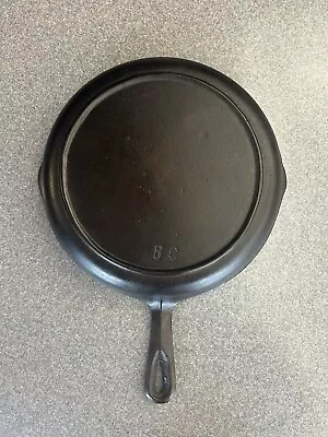 RARE Vintage BSR ~ Birmingham Stove & Range #8 C Cast Iron Skillet Double Marked • $26