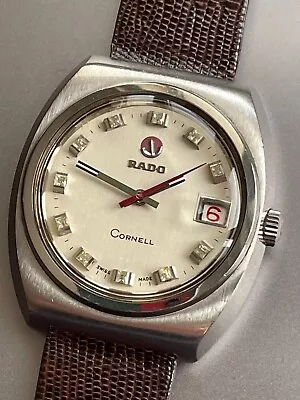 1960s Vintage Rado Cornell Ref: 11916 25 Jewel Automatic Watch • $13.26