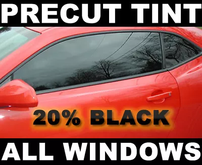 Ford Mustang Hatch 87-93 PreCut Window Tint -Black 20% VLT AUTO FILM • $34.62