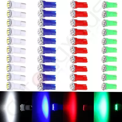 40 T5 74 2721 3-SMD-3014 Wedge Dashboard Gauge Cluster LED Light Bulbs For GMC • $12.40