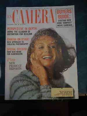 US Camera Travel Magazine November 1963 Perspective In Depth Buyers Guide 56 • $14.99