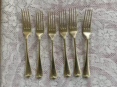 Set Of 6 Daniel & Arter Silver Plated Forks Circa 1920 With Hallmarks • £12.50