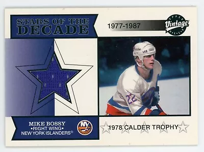 2001-02 Upper Deck Vintage Mike Bossy Jersey Card Islanders  • $8