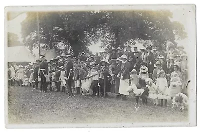RPPC Crowd At Bethersden 1897 Queen Victoria Diamond Jubilee. Social History • £15