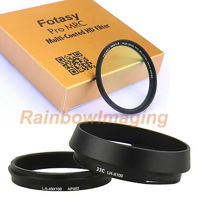 49mm Pro1D UV Filter +Adapter + Hood Replaces LA-49X100 For Fujifilm X100T X70 • $16.74