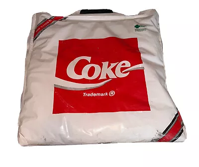 Vintage COKE Coca-Cola Insulated Vinyl Cooler Bag 1990 USA Made  • $9