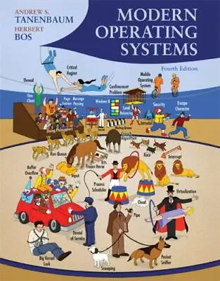 Modern Operating Systems By Herbert Bos & Andrew Tanenbaum (2014 Hardcover) • $75