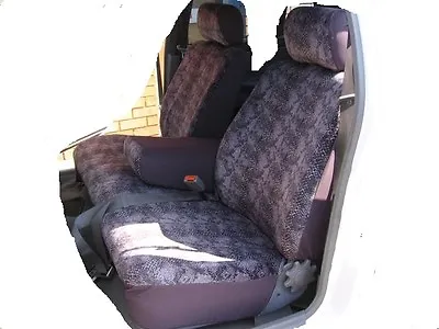 Plain Grey Velour Seat Cover Fit Ford Ea - Xf Xg Xh 3 Seater Ute • $159.99
