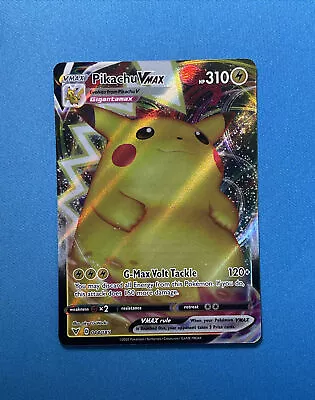 $6.95 • Buy Pikachu VMAX 044/185 Vivid Voltage Ultra Rare Pokemon Card Mint NM