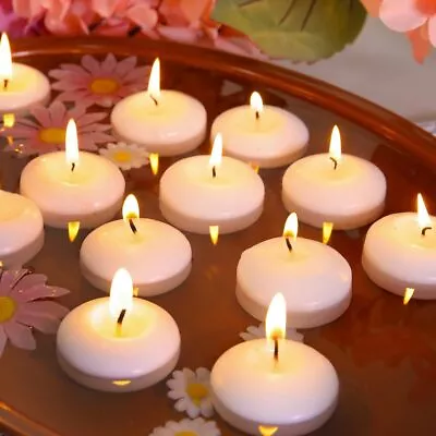 2 Inch White Floating Candles 24 Packs Unscented Floating Candles For Center... • $29.03