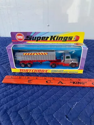 Vintage Matchbox Super Kings Ford LTS K-18 Articulated Tipper Truck 1973 Toy • $59.99