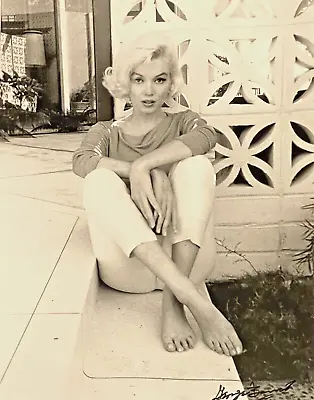 Marilyn Monroe SIGNED George Barris 11x14 LIMITED EDITION Photo Last Sitting • $999