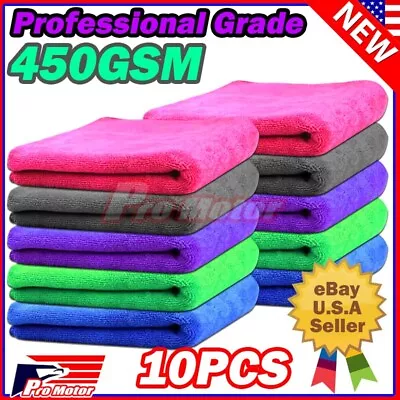 All-Purpose Microfiber Towels Cleaning Cloth Washing Textile Good For Car Waxing • $14.50