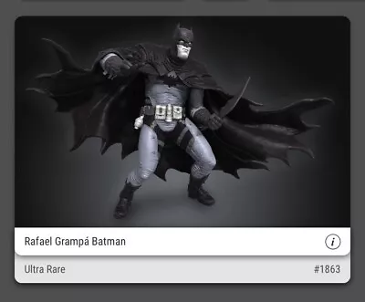 Ultra Rare Batman Veve NFT Digital Collectible By Rafael Grampa • £240