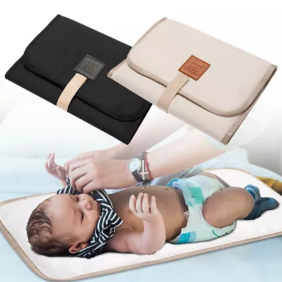 Washable Baby Waterproof Nappy Diaper Travel Portable Foldable Changing Mat Pad • £5.59