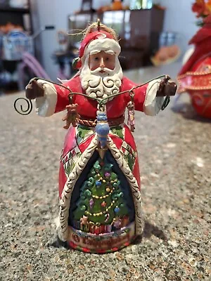 $21.99 • Buy Jim Shore O'Tannenbaum  Santa Tree Figurine Heartwood Creek Ornament 4027741